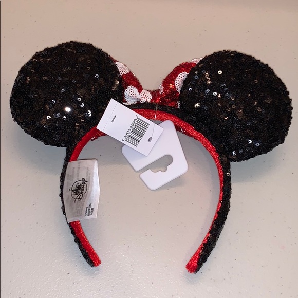 DISNEY PARKS ORIGINAL/AUTHENTIC/EXCLUSIVE MINNIE MOUSE EARS HEADBAND - Picture 3 of 4